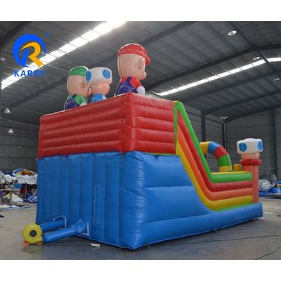 Localização comercial de baixa taxa 2023 Design Mario Cartoon Castelo Bouncy Bouncer inflável