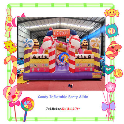 Expedição expressa doces doces Sugar Shack inflável casa de saltos para crianças playground