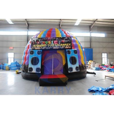 Dança Neutral de Gênero Disco Dome Bounce House Xtreme Dance Party Jumping Jumper Castle