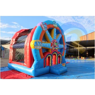 14 anos de idade PVC inflável segurança roda gigante castelo para festa playground crianças