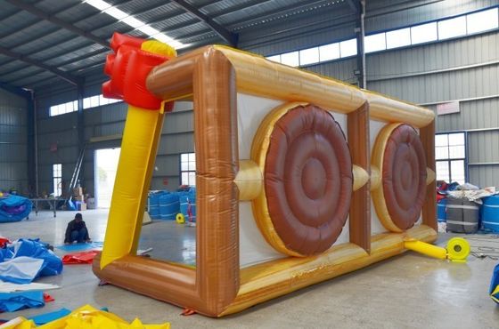 Entretenimento ao ar livre Esportes mecânicos brinquedo interativo galeria de tiro inflável