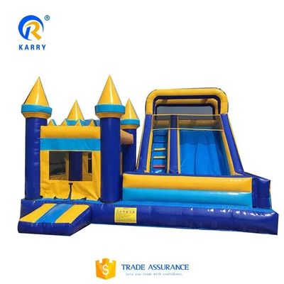 Conjunto de festas personalizado Castelo inflável Moon Bounce House Slide de água Combo Gênero Unisex