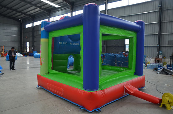 Unisex Hot Pink Cartoon Pig Bouncy Castle com Slide e Sea PVC Adventure personalizado