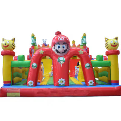 PORTABLE Commercial Inflável Bouncer Salto Aéreo Castelo Design Parque de Jogos Mario