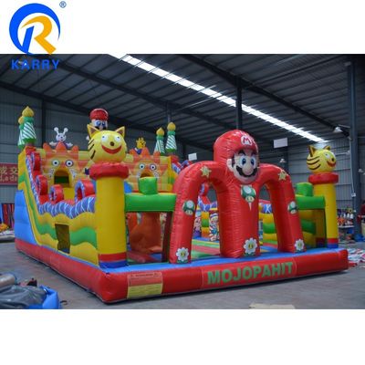 PORTABLE Commercial Inflável Bouncer Salto Aéreo Castelo Design Parque de Jogos Mario