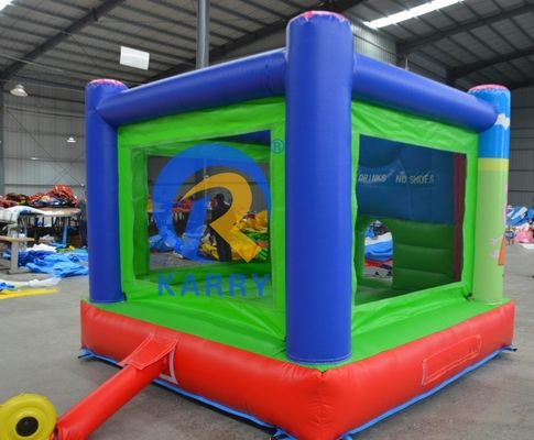 Castelo inflável mini-porquinho rosa para uso comercial interior e exterior