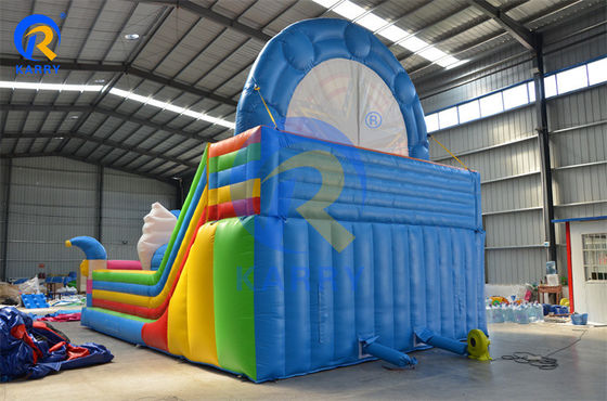 Cores personalizadas Unisex Roda gigante inflável Trampolim do castelo saltador para comercial