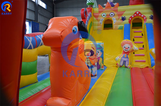 Cores personalizadas Commercial Grade Outdoor inflável Mario Theme Bouncer Slide Combo