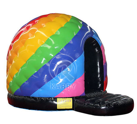 Commercial Kid Trampoline Disco Dome Bouncy Castle Castelo Inflável com música leve