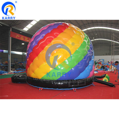 Commercial Kid Trampoline Disco Dome Bouncy Castle Castelo Inflável com música leve