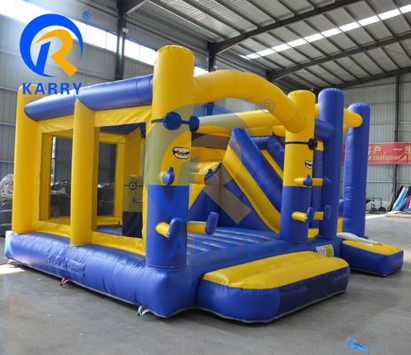 Castelo inflável unisex com deslizamento seco e casa de salto Combinação Capacidade máxima 100-500 kg