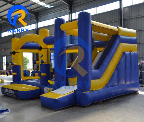 Castelo inflável unisex com deslizamento seco e casa de salto Combinação Capacidade máxima 100-500 kg