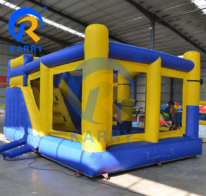Castelo inflável unisex com deslizamento seco e casa de salto Combinação Capacidade máxima 100-500 kg