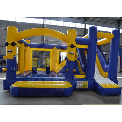 PORTABLE Outdoor Commercial Bouncy Inflatable Slide Bounce House com Logotipo do Cliente
