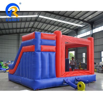 Unisex PVC inflável comercial Spiderman Casa de salto com ventilador de diapositivos incluído