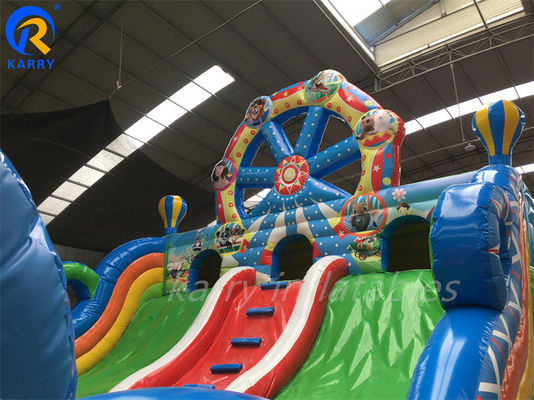 Grande roda gigante de PVC inflável Fun City Um must-have para os amantes de bounce house