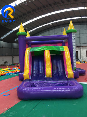 14 Faixa etária Bounce inflável em casa Salto castelo com escorrega