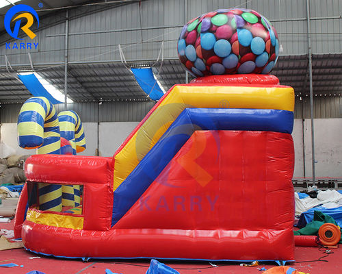 Certificado EN71/CE Slide de castelo inflável combo Jumping Bouncy Castle com slide