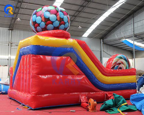 Certificado EN71/CE Slide de castelo inflável combo Jumping Bouncy Castle com slide