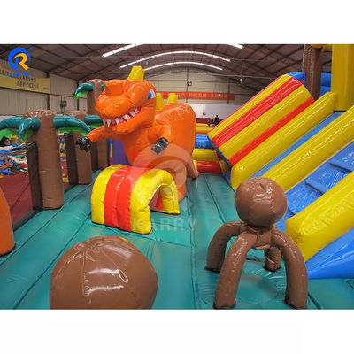 Parque de Jogos ao Ar Livre Deslizamento Seco Inflavel Portátil Salto Castelo Bouncy para Fun City