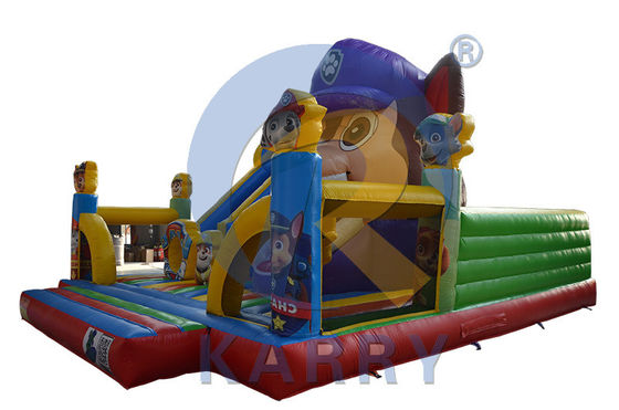 Combo de casa de saltos de festa Slide inflável com deslizamento de água do castelo e kits de reparo