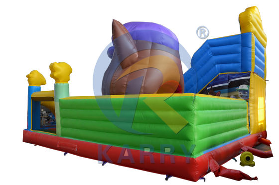 Combo de casa de saltos de festa Slide inflável com deslizamento de água do castelo e kits de reparo