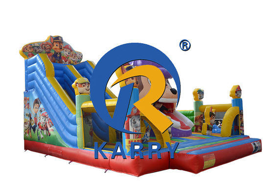 Combo de casa de saltos de festa Slide inflável com deslizamento de água do castelo e kits de reparo