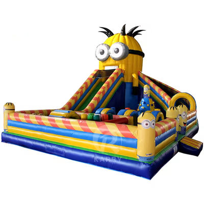 Homem Mecânico Fun City inflável Castelo de PVC 36ft Casa de salto com escorrega