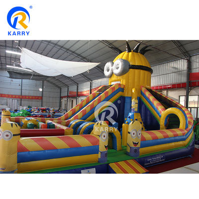 Homem Mecânico Fun City inflável Castelo de PVC 36ft Casa de salto com escorrega