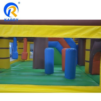 Entretenimento ao ar livre Capitão Pirata Air Jumper Inflável Castelo Salto com Slide