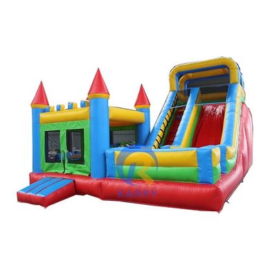 Características PORTABLE 2022 Parque de jogos ao ar livre Grande escorrega de água com casa de salto inflável