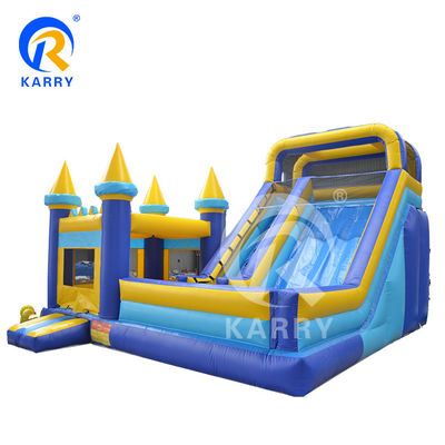 Características PORTABLE 2022 Parque de jogos ao ar livre Grande escorrega de água com casa de salto inflável