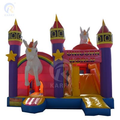 Slide de água inflável saltar castelo salto combo de slide para crianças em cores personalizadas
