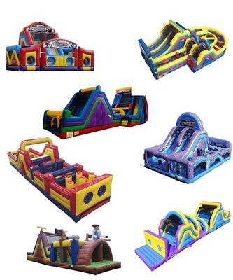 Colorido Minnie Mouse Castelo Salto Inflavel Salto Salto Cartão Animado Casa Salto