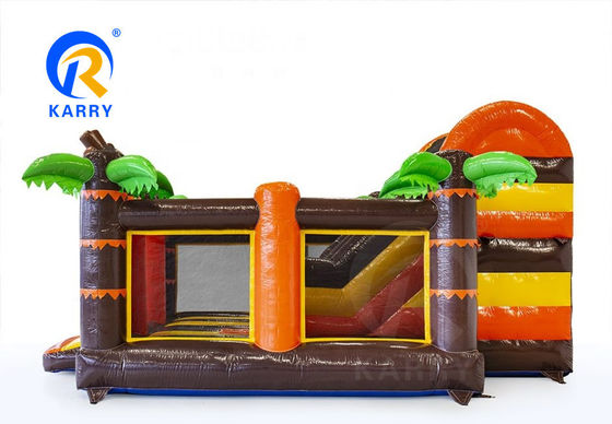 Entretenimento ao ar livre Unisexo PVC inflável Castelo salto com design de navio pirata