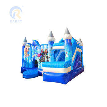 Slide do Castelo de Salto Combo Temática congelada personalizada Casa de salto inflável para festa