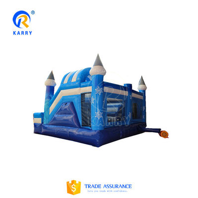 Slide do Castelo de Salto Combo Temática congelada personalizada Casa de salto inflável para festa