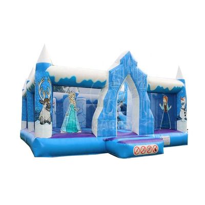 Slide do Castelo de Salto Combo Temática congelada personalizada Casa de salto inflável para festa