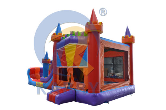 PORTABLE Comercial Castelo saltável inflável com escorrega