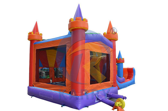 PORTABLE Comercial Castelo saltável inflável com escorrega