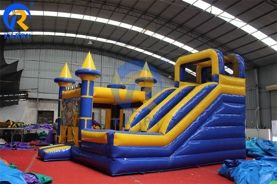 Tamanho personalizado Castelo inflável combo azul Slide Jumping Castle Casa comercial de salto