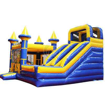 Tamanho personalizado Castelo inflável combo azul Slide Jumping Castle Casa comercial de salto