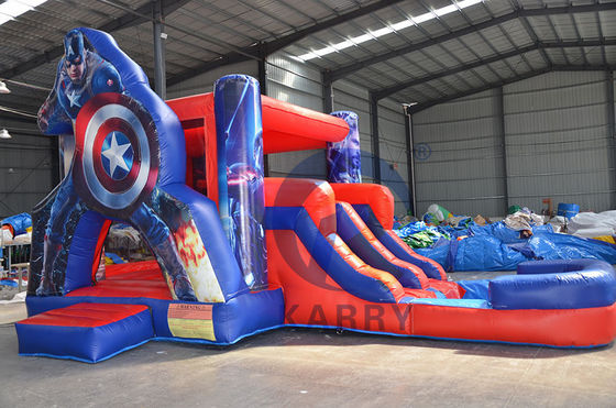 Unisex Commercial Inflatable Combo Castle Slide com Blower CE e Acessórios de Reparação
