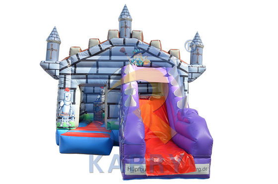 Características PORTABLE Kids inflável saltador seco Castelo salto com escorrega e camaleão