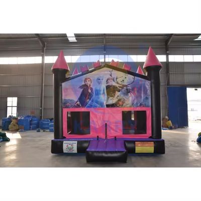 Casa inflável inflável para crianças com sopro e telhado de PVC de tamanho personalizado incluído