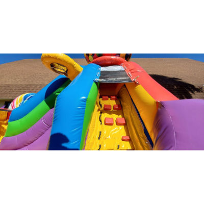 Kidzone comercial inflável Casa de doces tema Castelo Moonwalk Bouncer para casa
