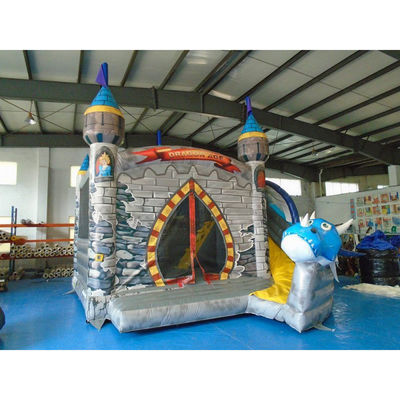 Casa de salto inflável majestosa Castelo Slide combinado Dimensões opcionais para 5-10 passageiros