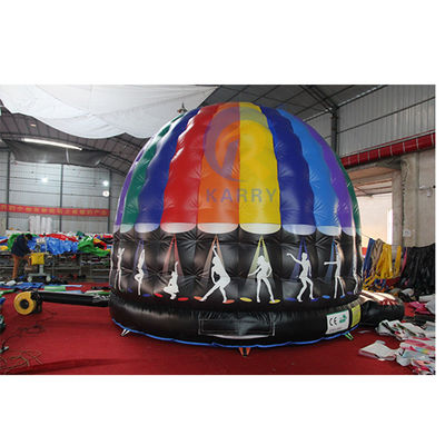 EN71/CE Certificado PVC comercial inflável discoteca Demo Bounce House para diversão ao ar livre