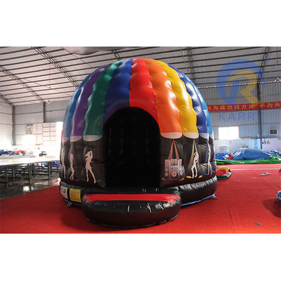 EN71/CE Certificado PVC comercial inflável discoteca Demo Bounce House para diversão ao ar livre