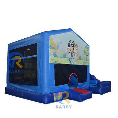 Jardim de Jogos para Crianças Inflável Casa de Salto com Slide Jumping Castelo Slide Combinado Molhado